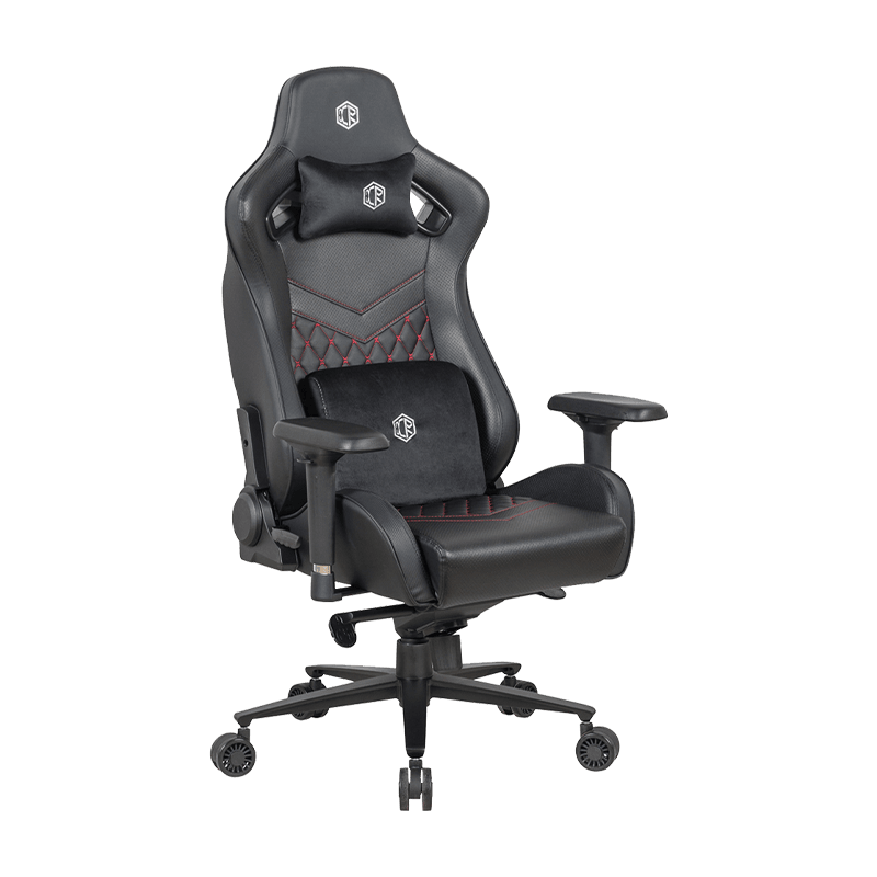 RXGAMER RX-2112 2D loketní opěrka PU kožená otočná počítačová herní židle